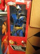 Power Rangers - Ninja Steel Blue Ranger Figure - Unused & Boxed.