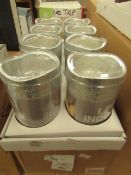 Box of 8 Silver Indoor LED Candles - All Packaged & Boxed.