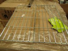 5 Boxes of 24 Metal Chrome Pan Trivets. New & Boxed