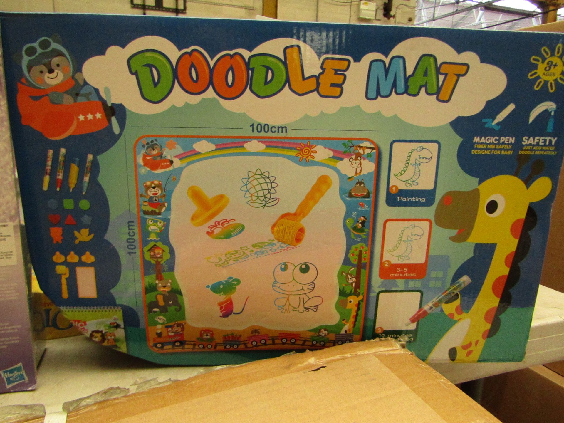 Doodle Mat - 100 x 100 cm - Unchecked & Boxed.