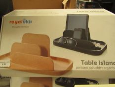 Royal VKB - Table Island Personal Valuables Organiser (Cork) - New & Boxed.