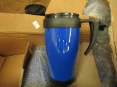 2 x Travel cups in Blue. New