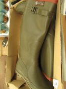 Aigle Size 4 Wellies. Unused & Boxed. See Image For Design. RRP £159
