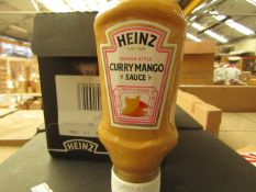 8x 220ml Heinz Curry Mango Sauce. BB 15/9/20