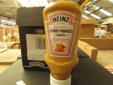 8x 220ml Heinz Curry Mango Sauce. BB 15/9/20