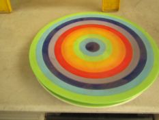8 x Rainbow Design Side Plates. New