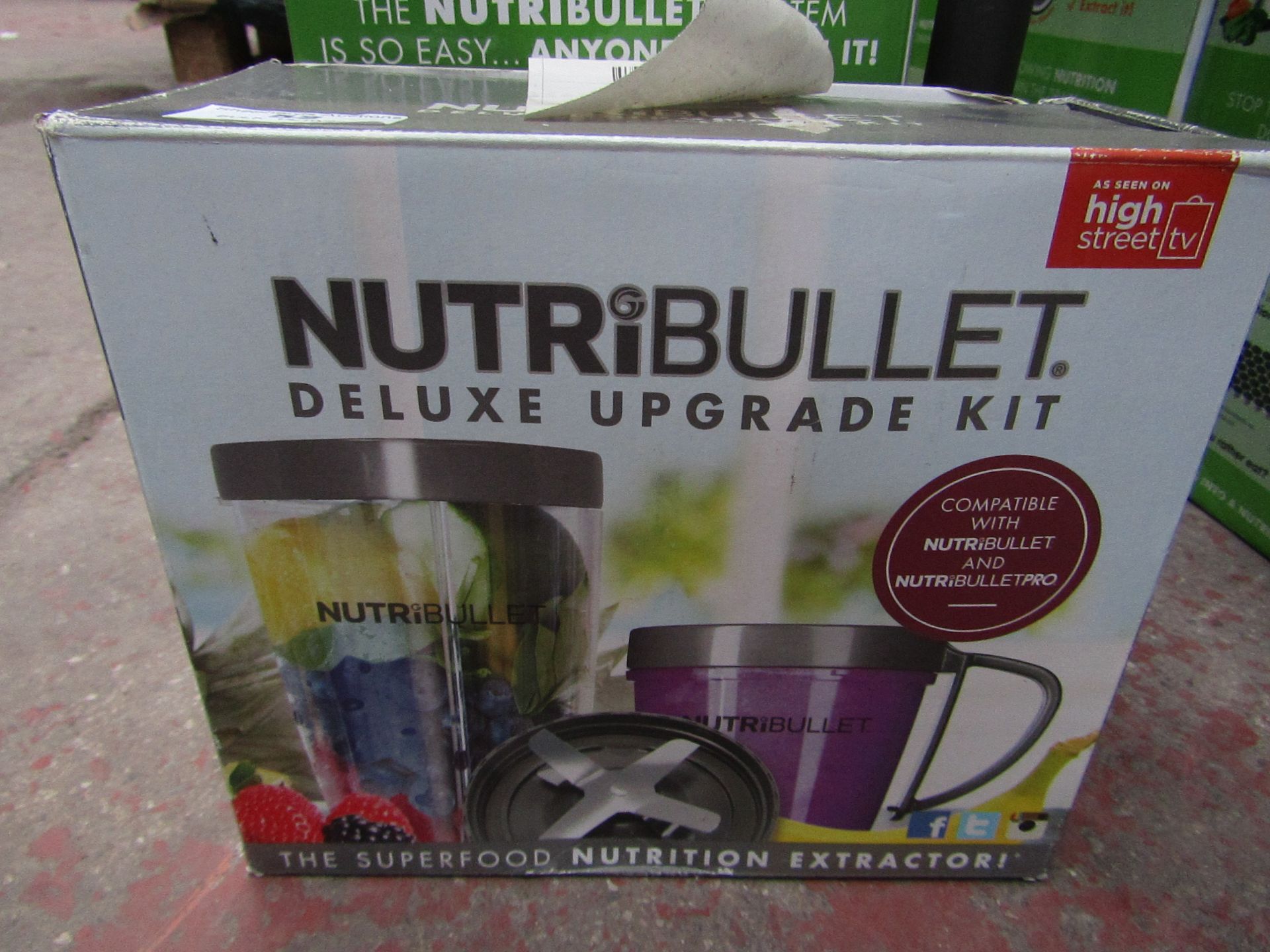 | 1X | NUTRIBULLET DELUXE UPGRADE KIT | UNCHECKED AND BOXED | NO ONLINE RESALE | SKU - | RRP £24.