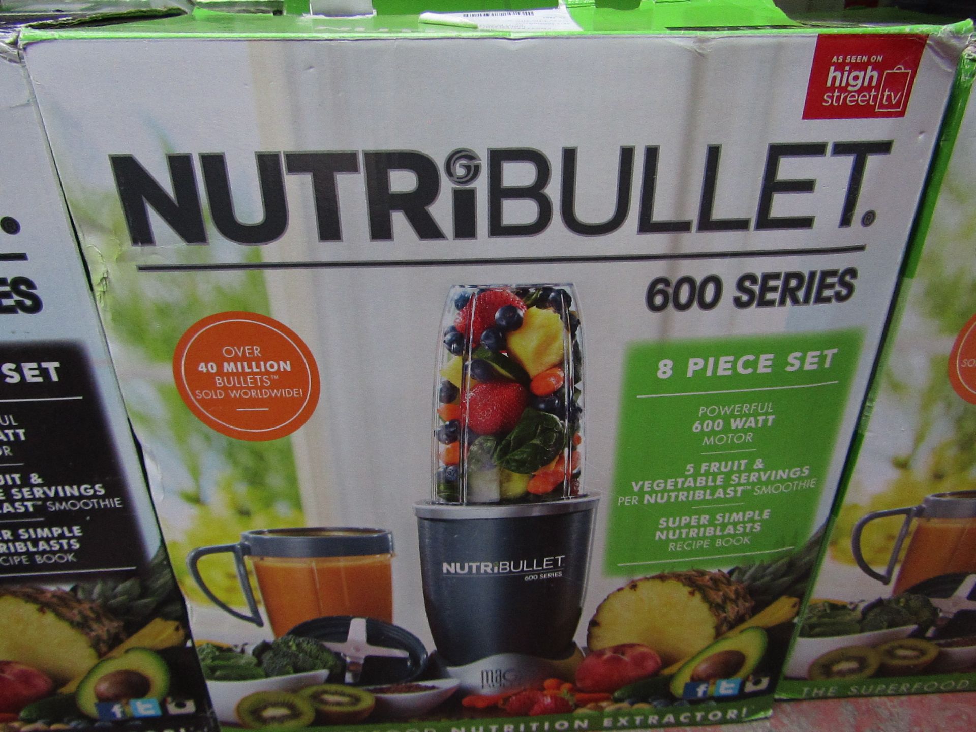 | 4x | NUTRI BULLET 600 SERIES | UNCHECKED AND BOXED | NO ONLINE RE-SALE | SKU C5060191462198 |