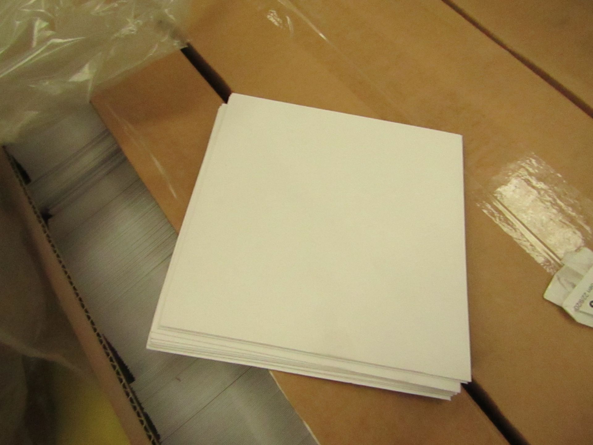 Pallet of Approx 30 boxes of 900 per box White Square 143mm x 143mm Envelopes - New & Boxed.