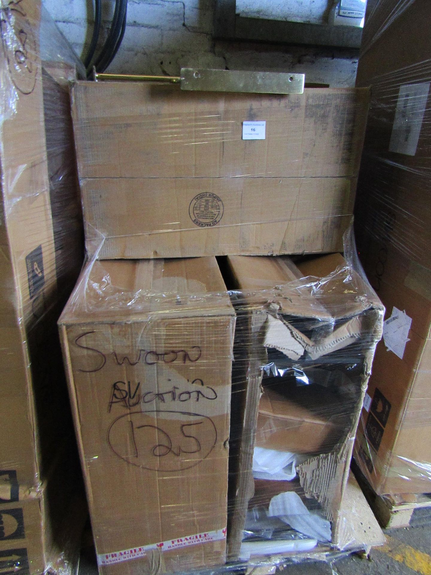 | 1X | PALLET OF SWOON B.E.R FURNITURE, UNMANIFESTED, WE HAVE NO IDEA WHAT IS ON THESE PALLETS OR