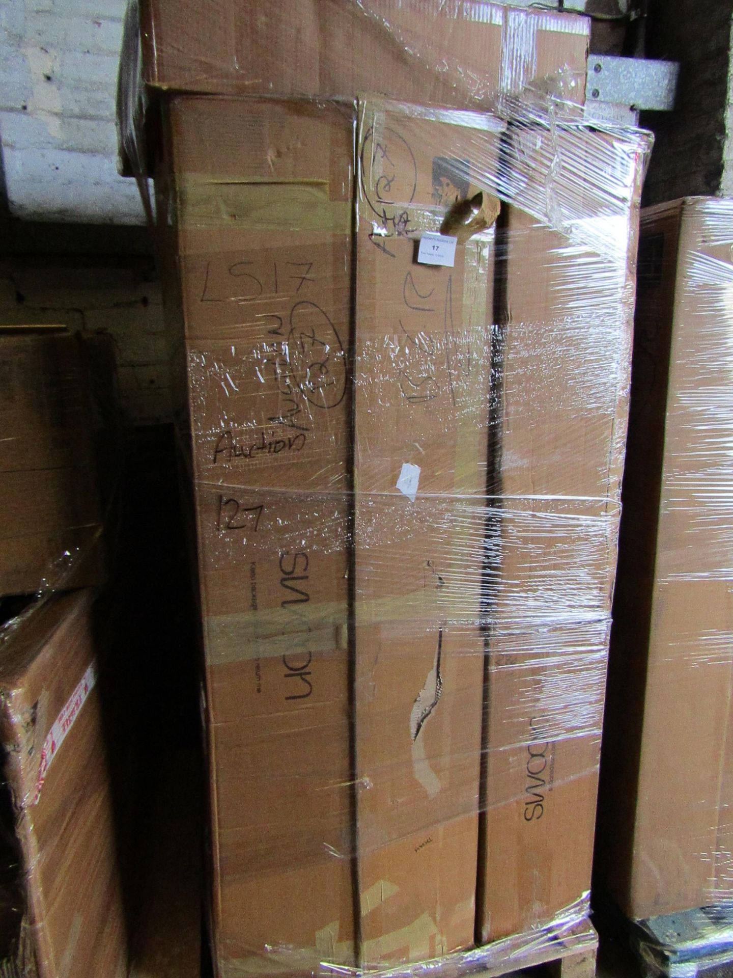 | 1X | PALLET OF SWOON B.E.R FURNITURE, UNMANIFESTED, WE HAVE NO IDEA WHAT IS ON THESE PALLETS OR