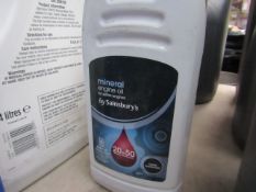 Sainsbury's - 20W 50 Engine Oil - 1 Litre - Sealed.