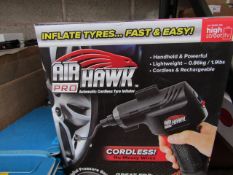 | 1X | AIR HAWK PRO CORDLESS TYRE INFLATOR | REFURBISHED AND BOXED | NO ONLINE RE-SALE | SKU