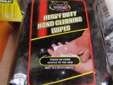 2x Mean Machine - Heavy Duty Hand Cleaning Wipes - Packaged.