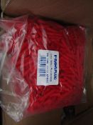 Fischer - Plastic Red Wallplugs (Pack of 1000) - New & Packaged.