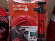 StagTools - Transfer Pump With Hoses - New & Packaged.