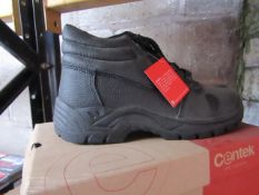 Centek - Black Steel Toe Cap Boot - Size 9 - New & Boxed.