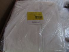 5x White Coverall - Size XXL - New & Packaged.