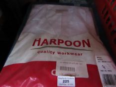 Harpoon - White P/C Mens Coat - Size 42 Reg - Unused & Packaged.