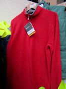 Regatta - Smoke Red Half Zip Fleece Jacket - Size Medium - Original Tags.