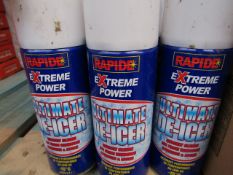 5x Rapide - Extreme Power Ultimate De-Icer (-15c) 400ml Bottles - All New & Boxed.