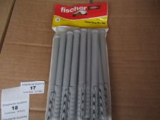 5x Fischer - Frame Fixing 8 x 140 (Packs of 12) - New & Packaged.