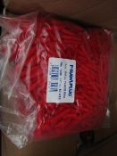 Fischer - Plastic Red Wallplugs (Pack of 1000) - New & Packaged.