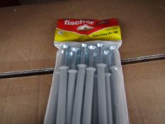 10x Fischer - Frame Fixing 10 x 140 (Packs of 12) - New & Packaged.