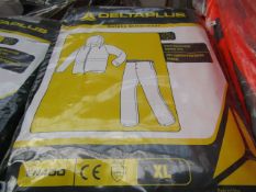 Delta Plus - Safety Outerwear PVC - Coated Polyester Fabric - Size XL - New & Packaged.