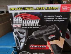 | 1X | AIR HAWK PRO CORDLESS TYRE INFLATOR | REFURBISHED AND BOXED | NO ONLINE RE-SALE | SKU