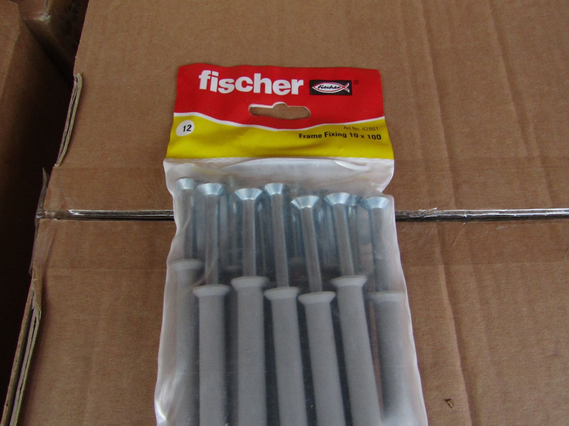 5x Fischer - Frame Fixing 8 x 100 (Packs of 12) - New & Packaged.