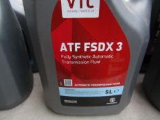 VTC - ATF FSDX 3 Fully Synthetic Automatic Transmission Fluid - 5 Litre - Sealed.