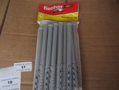 5x Fischer - Frame Fixing 8 x 140 (Packs of 12) - New & Packaged.