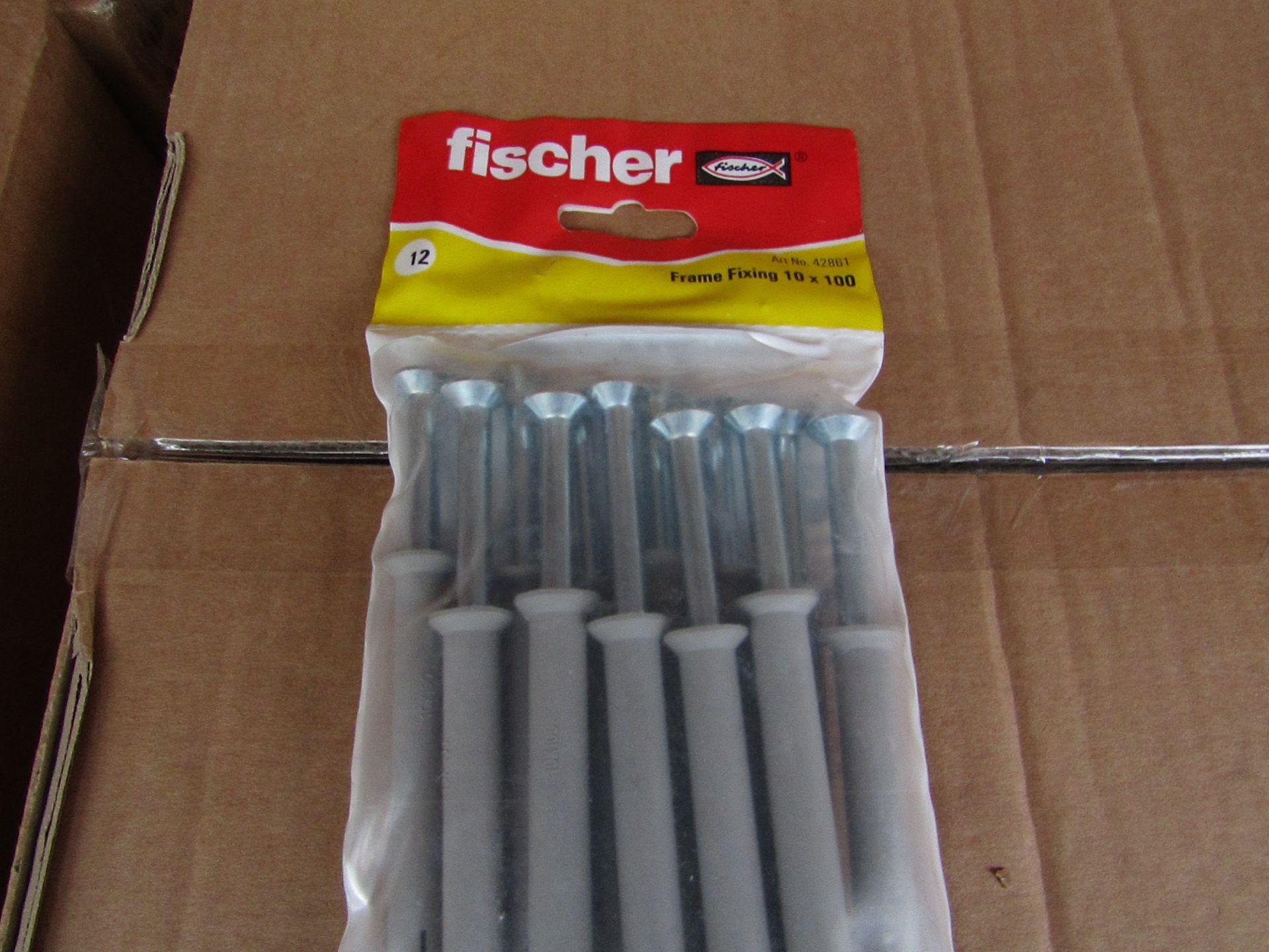 5x Fischer - Frame Fixing 8 x 100 (Packs of 12) - New & Packaged.