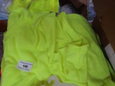 3x Gildan Performance - Hi-Vis Green Tees - Size Small.