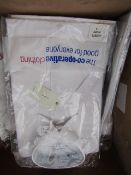 4x The Co-Op Clothing - White Buttoned Shirt - Size 15 - 15.5 - All Packaged.