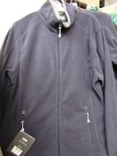 Regatta - Womens Navy Half Fleece Jacket - Size 14 Original Tags.