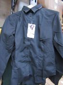 6x Smart Wear - Black Buttoned Shirt - Size 12 - Packaged.