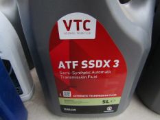 VTC - ATF SSDX 3 Semi-Synthetic Automatic Transmission Fluid (5 Litres) - Sealed.