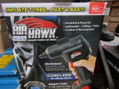 | 1X | AIR HAWK MAX CORDLESS TYRE INFLATOR | REFURBISHED AND BOXED | NO ONLINE RE-SALE | SKU