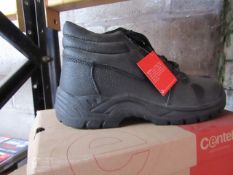 Centek - Black Steel Toe Cap Boot - Size 9 - New & Boxed.