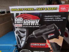 | 1X | AIR HAWK PRO CORDLESS TYRE INFLATOR | REFURBISHED AND BOXED | NO ONLINE RE-SALE | SKU