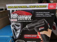 | 1X | AIR HAWK PRO CORDLESS TYRE INFLATOR | REFURBISHED AND BOXED | NO ONLINE RE-SALE | SKU