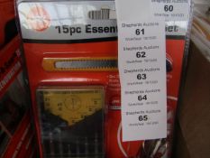 Jak - 15 Piece Essential Tool Set - New & Packaged.