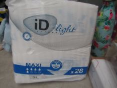 2 packs off 28 ID Lite Expert Maxi pads. Unused