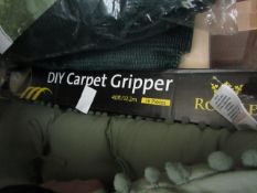 16 x DIY Carpet grippers. 12.2m. Boxed