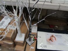 4 x Various LED 70cm Trees. Boxed but unchecked