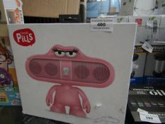 beats Pills Holder in pink. Unused 7 in original Box