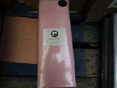 Sanctuary Double Blush Fitted Sheet. New & Packaged
