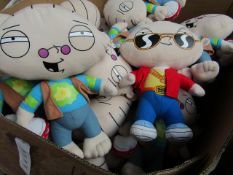 2x Stewie from Family Guy large stuffed toys, version may differ from the Picture.